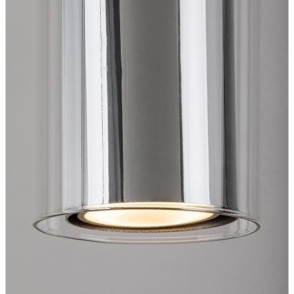 Rabalux - Lampadario a sospensione con filo 1xGU10/50W/230V limpido/cromo lucido