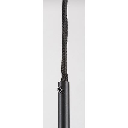 Rabalux - Lampadario a sospensione con filo 1xGU10/50W/230V limpido/nero