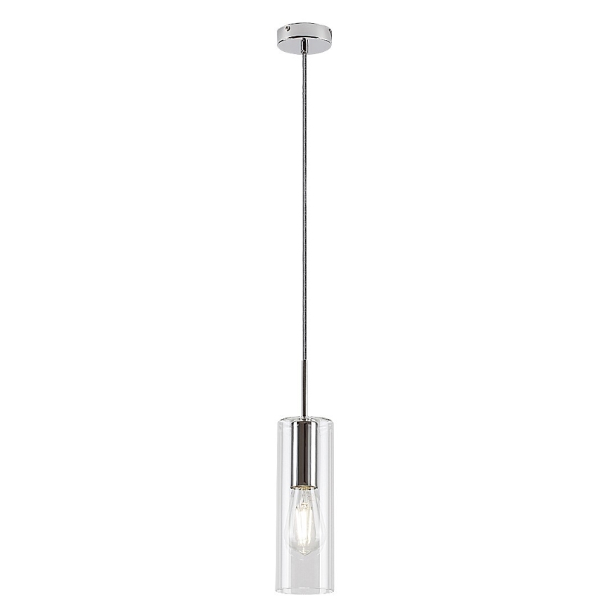 Rabalux - Lampadario a sospensione con filo 1xE27/40W/230V limpido/cromo lucido