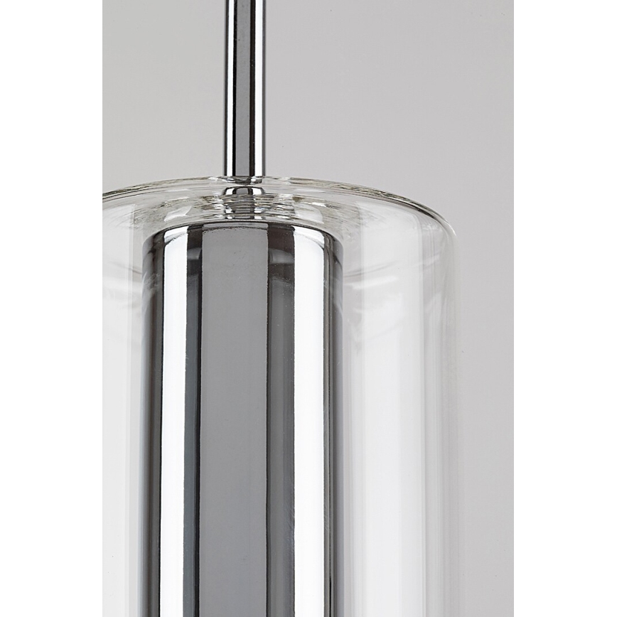 Rabalux - Lampadario a sospensione con filo 1xE27/40W/230V limpido/cromo lucido