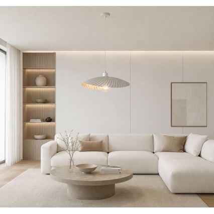 Rabalux - Lampadario a sospensione con cavo 1xE27/40W/230V bianco