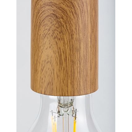 Rabalux - Lampadario a sospensione con cavo 5xE27/60W/230V ragno faggio