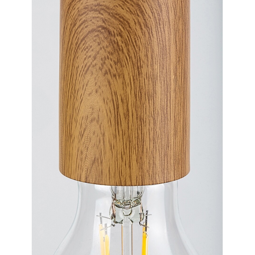 Rabalux - Lampadario a sospensione con cavo 5xE27/60W/230V ragno faggio