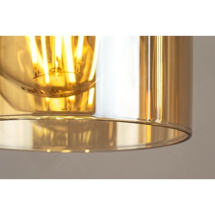 Rabalux - Lampadario a sospensione su cavo 3xE27/25W/230V pino