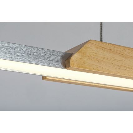 Rabalux - Lampadario LED a sospensione con filo LED/26W/230V 4000K faggio