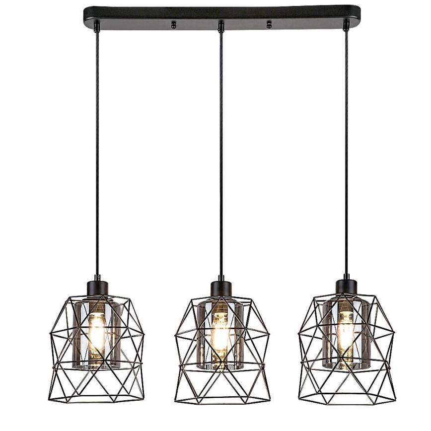 Rabalux - Lampadario a sospensione con cavo 3xE27/40W/230V