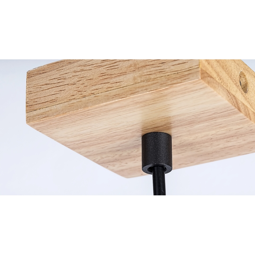 Rabalux - Lampadario a cavo 1xGU10/5W/230V rovere