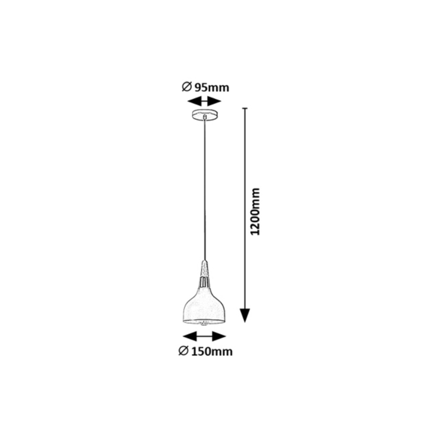 Rabalux - Lampadario a sospensione con filo 1xE27/40W/230V