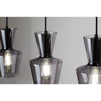 Rabalux - Lampadario a sospensione con filo 3xE27/60W/230V