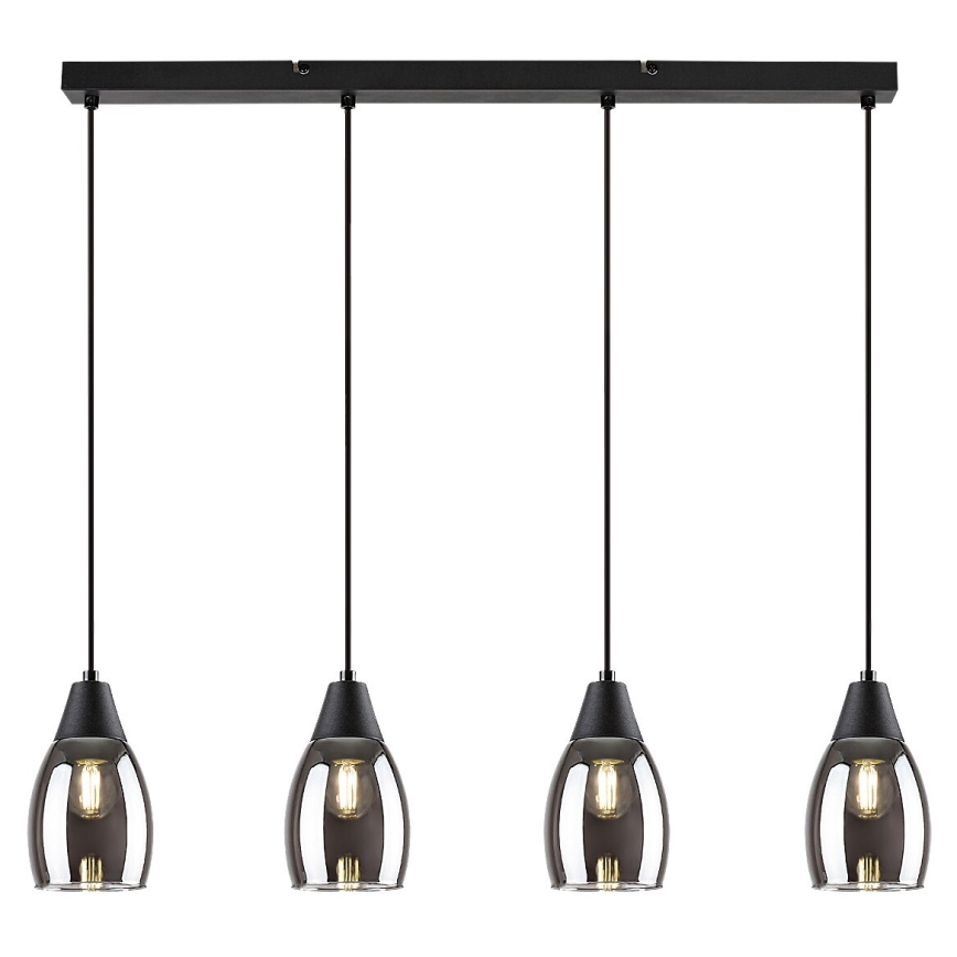 Rabalux - Lampadario a sospensione con filo 4xE27/15W/230V