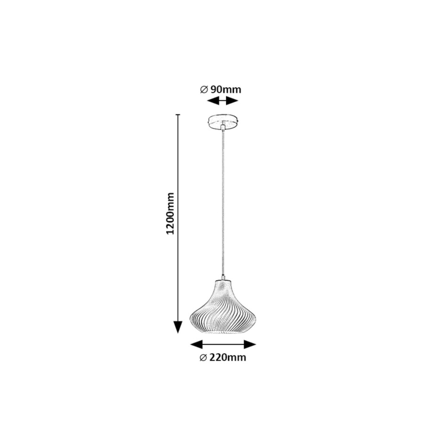 Rabalux - Lampadario a sospensione con filo 1xE14/25W/230V