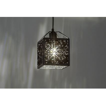 Rabalux - Lampadario a sospensione con filo 1xE27/40W/230V nero