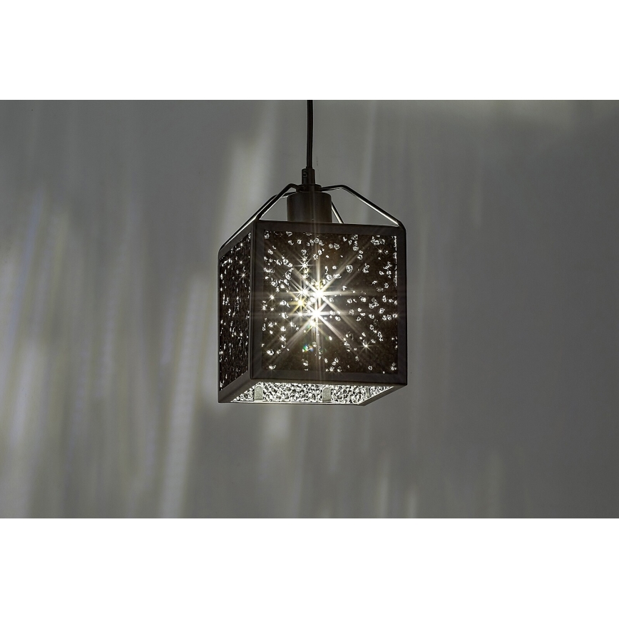 Rabalux - Lampadario a sospensione con filo 1xE27/40W/230V nero