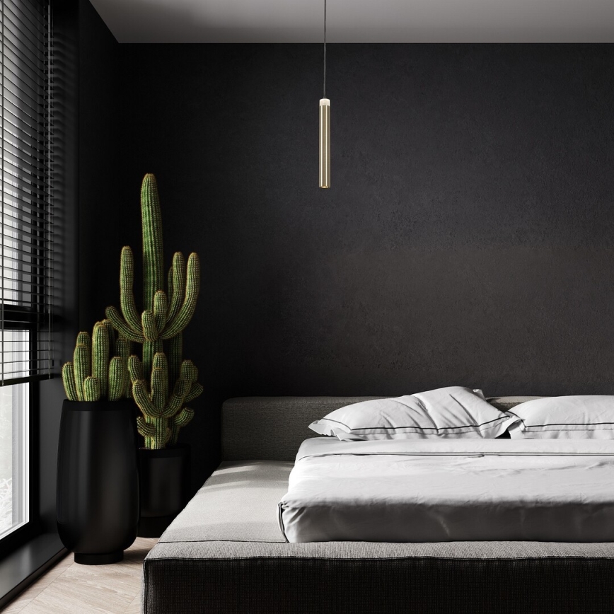 Rabalux - Lampadario LED a sospensione con filo LED/10W/230V 4000K nero/oro