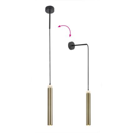 Rabalux - Lampadario LED a sospensione con filo LED/10W/230V 4000K nero/oro