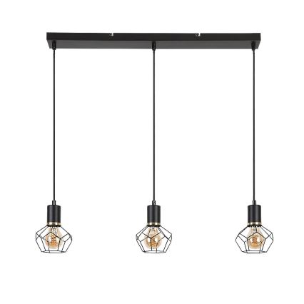 Rabalux - Lampadario a sospensione con filo 3xE27/40W/230V