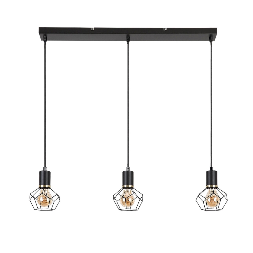 Rabalux - Lampadario a sospensione con filo 3xE27/40W/230V