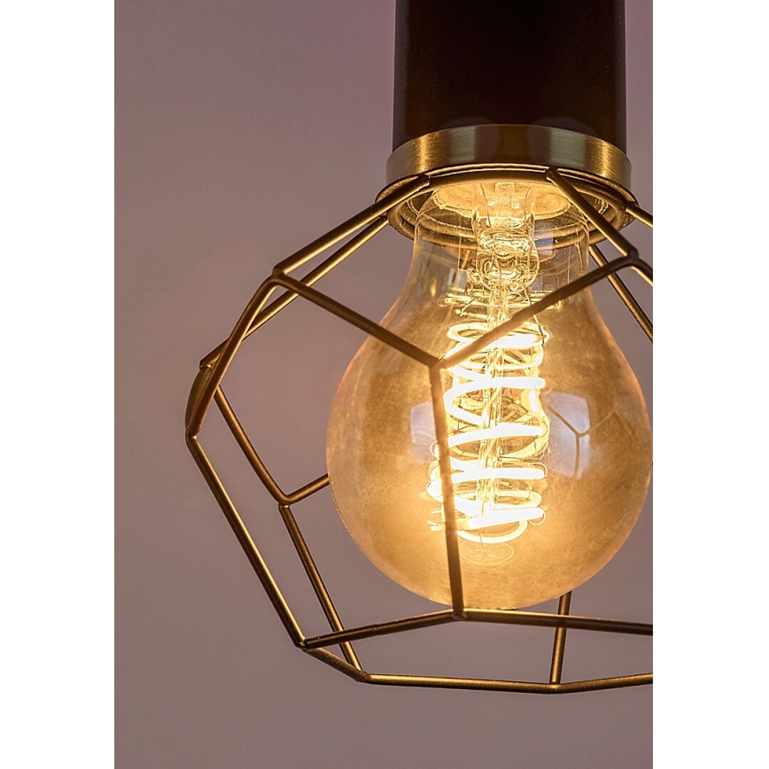 Rabalux - Lampadario a sospensione con filo 3xE27/40W/230V