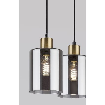 Rabalux - Lampadario a sospensione con filo 4xE27/40W/230V