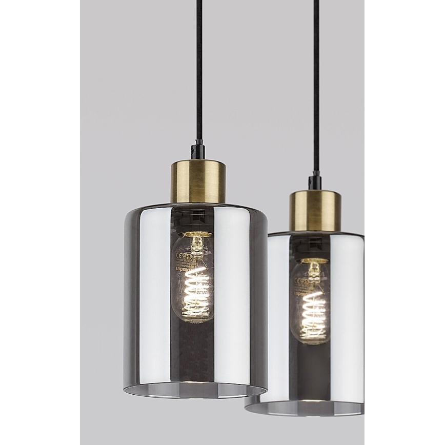 Rabalux - Lampadario a sospensione con filo 4xE27/40W/230V