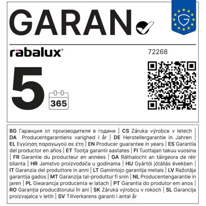 Rabalux - Lampadario LED a sospensione con filo 2xLED/24W/230V 3000K