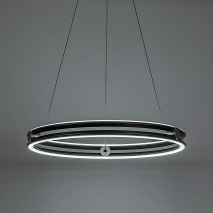 Rabalux - Lampadario LED dimmerabile a sospensione su cavo LED/60W/230V 3000-6500K grigio + telecomando