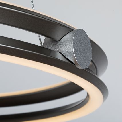 Rabalux - Lampadario LED dimmerabile a sospensione su cavo LED/60W/230V 3000-6500K grigio + telecomando