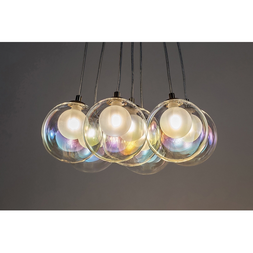 Rabalux - Lampadario a sospensione con filo 7xG9/25W/230V