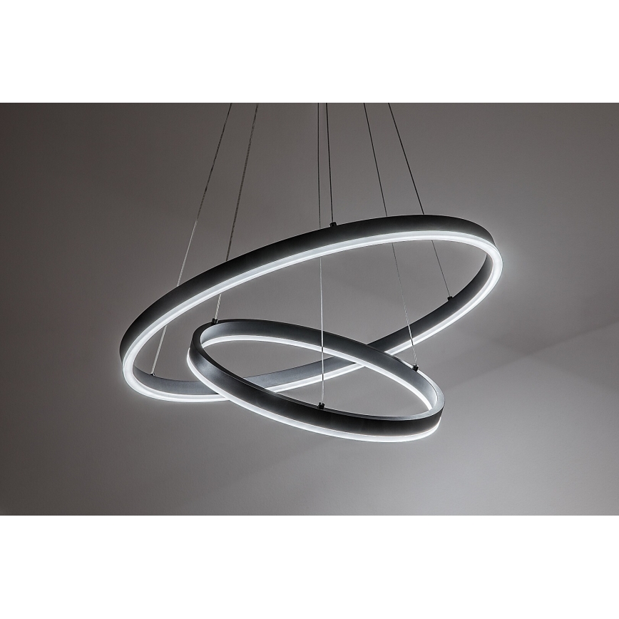 Rabalux - Lampada a sospensione LED dimmerabile su cavo LED/80W/230V 3000-6500K + telecomando