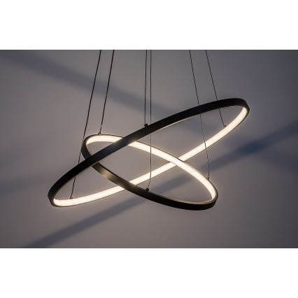 Rabalux - Lampadario LED dimmerabile a sospensione con cavo LED/75W/230V 3000-6500K + telecomando