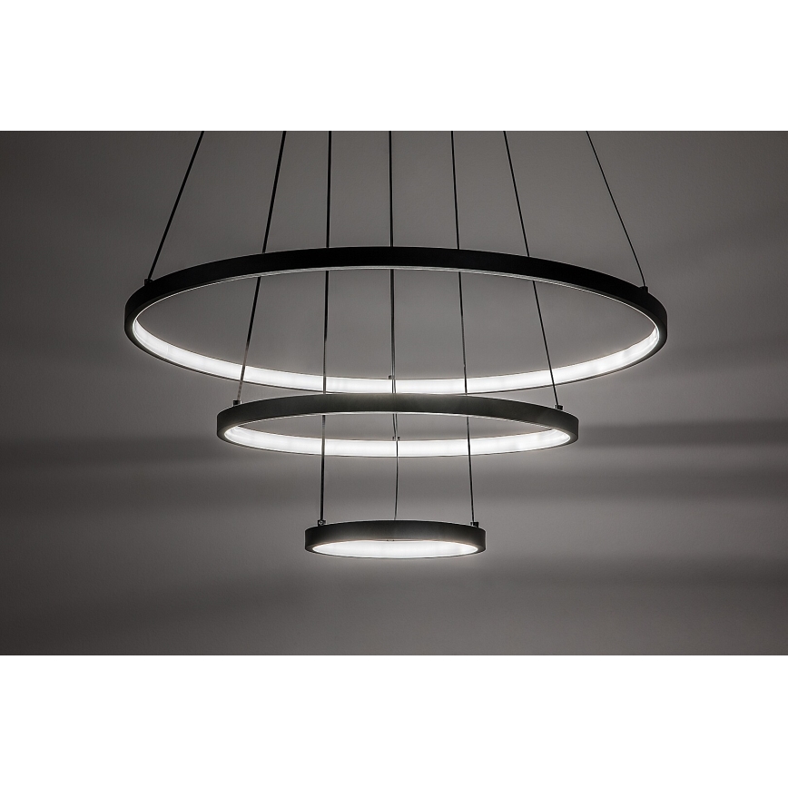 Rabalux - Lampada a sospensione LED dimmerabile a cavo LED/90W/230V 3000-6500K + telecomando