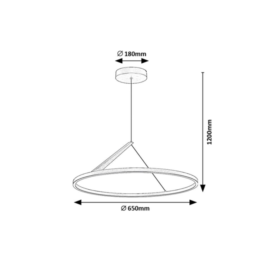 Rabalux - Lampadario LED a sospensione con cavo LED/40W/230V 3000K