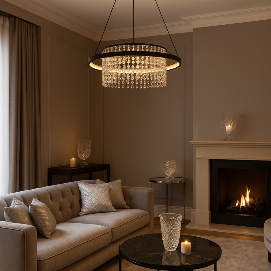 Rabalux - Lampadario LED a sospensione con cavo, 40W/230V, 3000/3500/4000K
