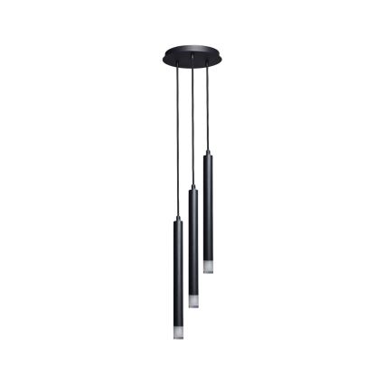 Rabalux - Lampadario a sospensione con filo 3xG9/5W/230V nero