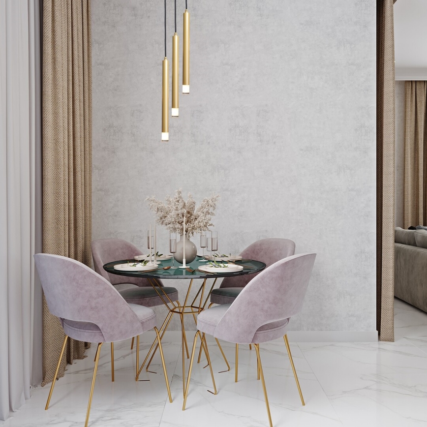 Rabalux - Lampadario a sospensione con filo 3xG9/5W/230V oro