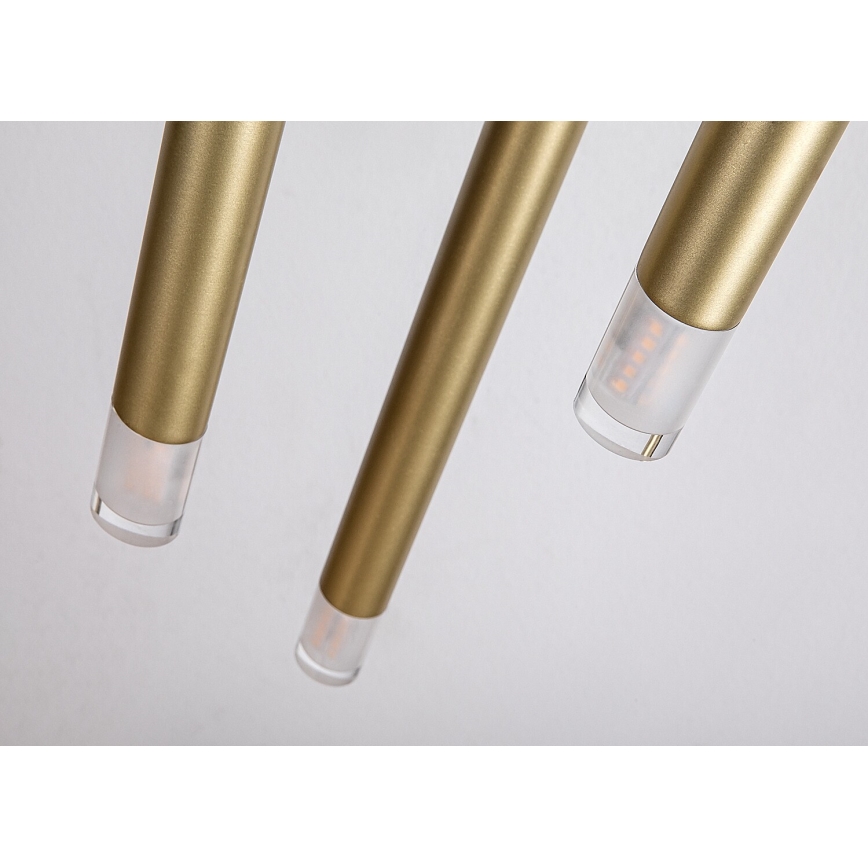 Rabalux - Lampadario a sospensione con filo 3xG9/5W/230V oro