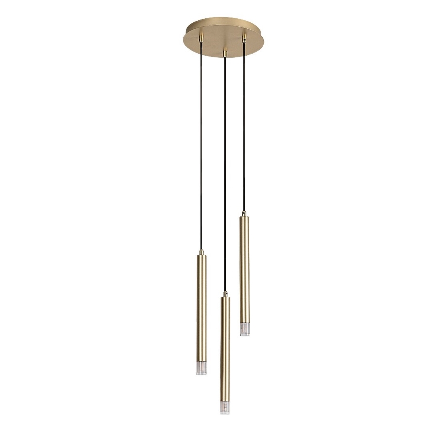Rabalux - Lampadario a sospensione con filo 3xG9/5W/230V oro
