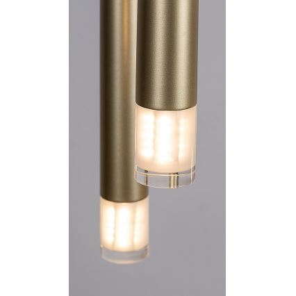 Rabalux - Lampadario a sospensione con filo 5xG9/5W/230V oro