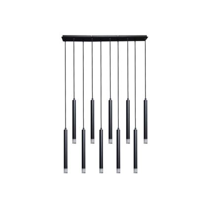 Rabalux - Lampadario a sospensione con filo 10xG9/5W/230V nero