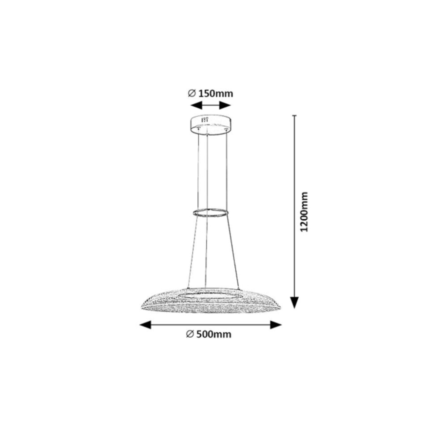 Rabalux - Lampadario LED sospeso con cavo LED/24W/230V 3000K