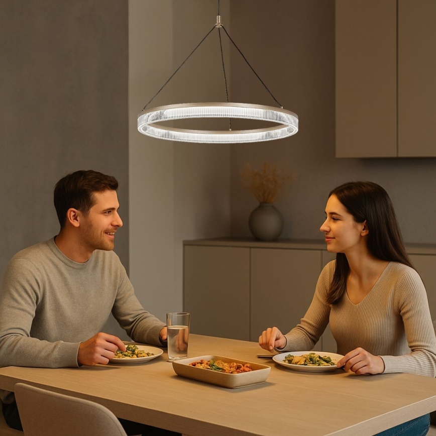 Rabalux - Lampadario LED dimmerabile a sospensione su cavo LED/24W/230V 3000-6500K + telecomando