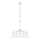 Rabalux 7261 - Lampadario FABIOLA E27/40W/230V bianco