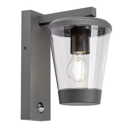 Rabalux - Applique da esterno con sensore di movimento 1xE27/40W/230V IP44