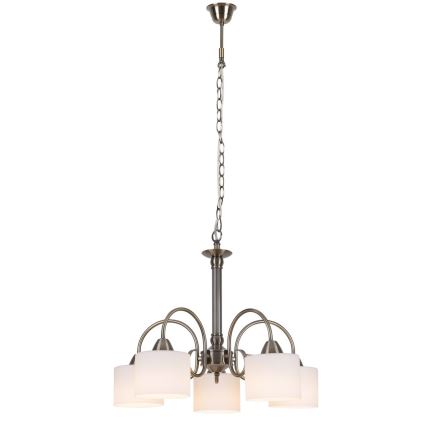 Rabalux 7276 - Lampadario EDITH 5xE27/60W/230V bronzo