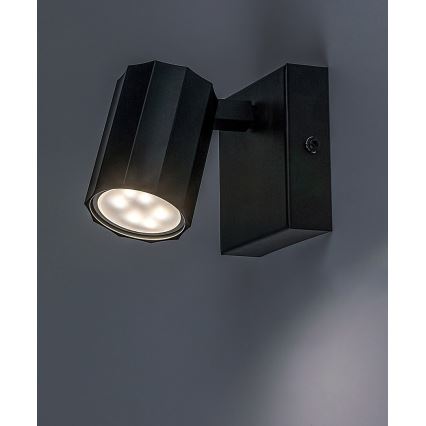 Rabalux - Faretto da parete 1xGU10/5W/230V nero