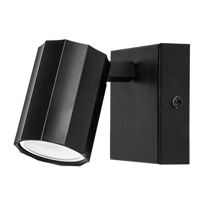 Rabalux - Faretto da parete 1xGU10/5W/230V nero