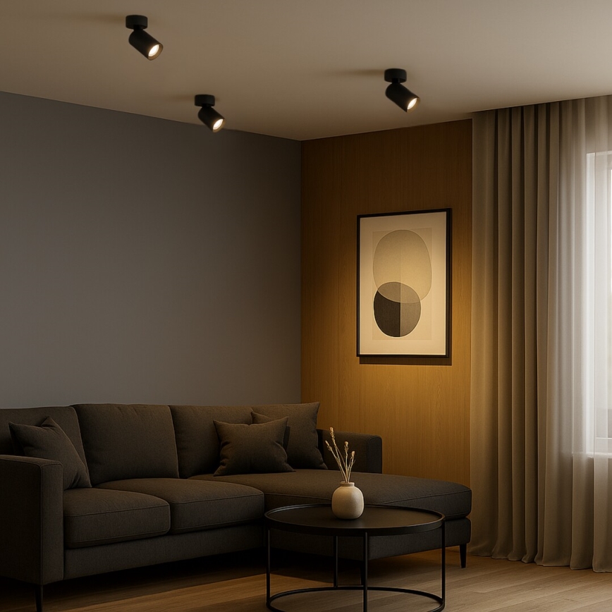 Rabalux - Faretto spot 1xGU10/7W/230V nero