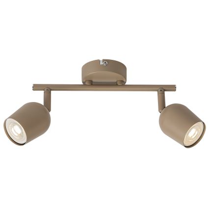 Rabalux - Faretto 2xGU10/15W/230V beige