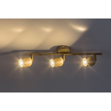 Rabalux - Faretto 3xGU10/15W/230V beige