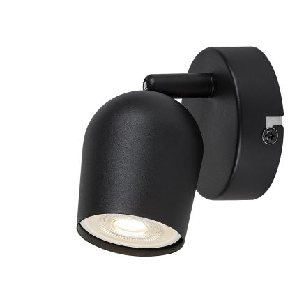 Rabalux - Faretto da parete 1xGU10/15W/230V nero
